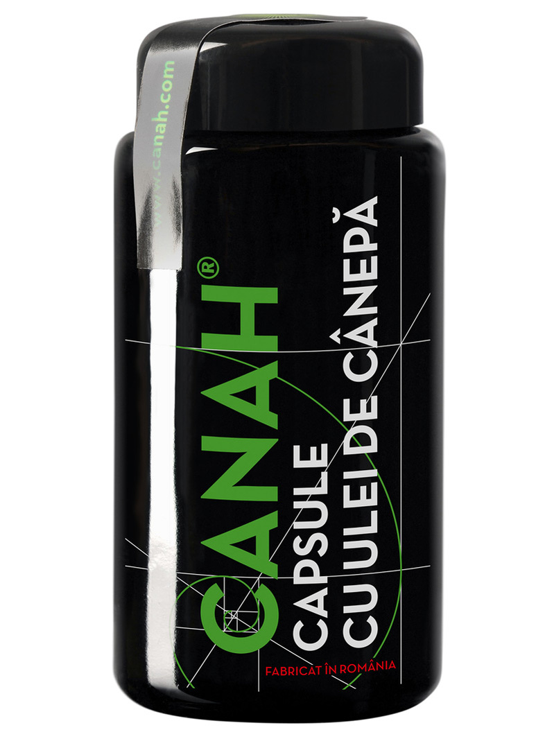Capsule 1565 mg cu ulei de canepa ECO Canah 84 cps
