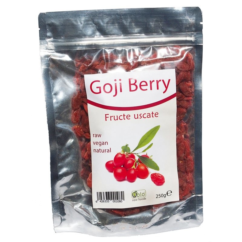 Goji Berries Raw Obio 250g