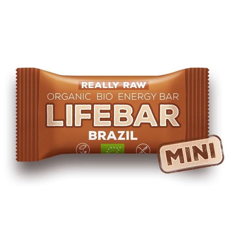 MINI-Lifebar baton cu nuci braziliene raw bio 25g