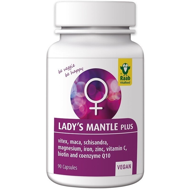 Lady's Mantle (cretisoara) Plus 650mg, 90 capsule vegane RAAB