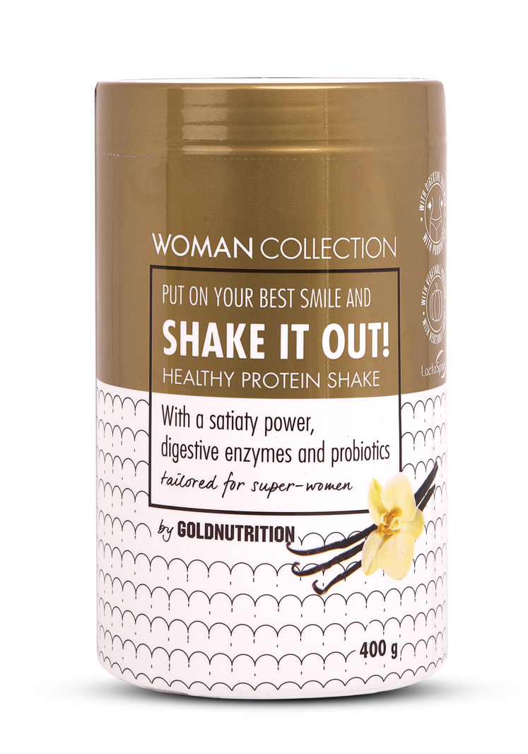 Woman Collection Shake It Out - Pudra proteica Vanilie 400g