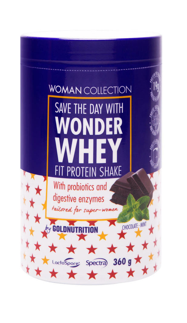 Woman Collection Wonder Whey Ciocolata si menta 360 g