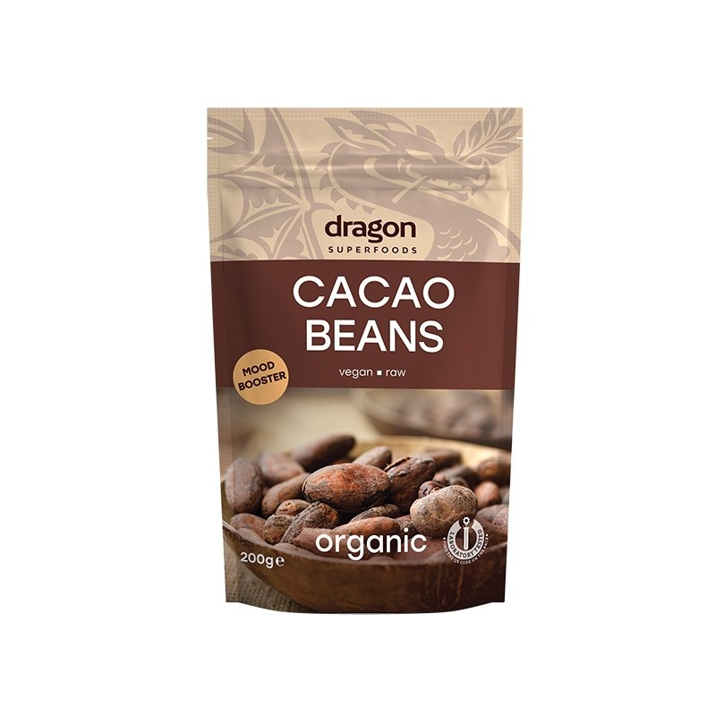 Boabe de cacao intregi bio 200g DS
