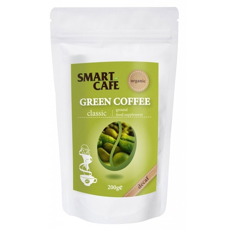 Cafea verde macinata decofeinizata bio 200g