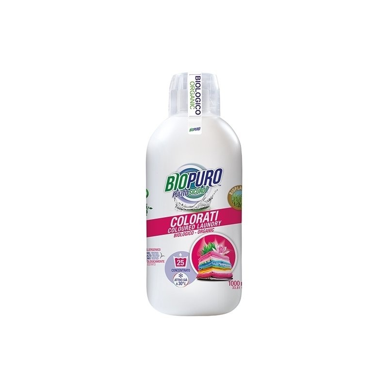 Detergent hipoalergen pentru rufe colorate bio 1L Biopuro