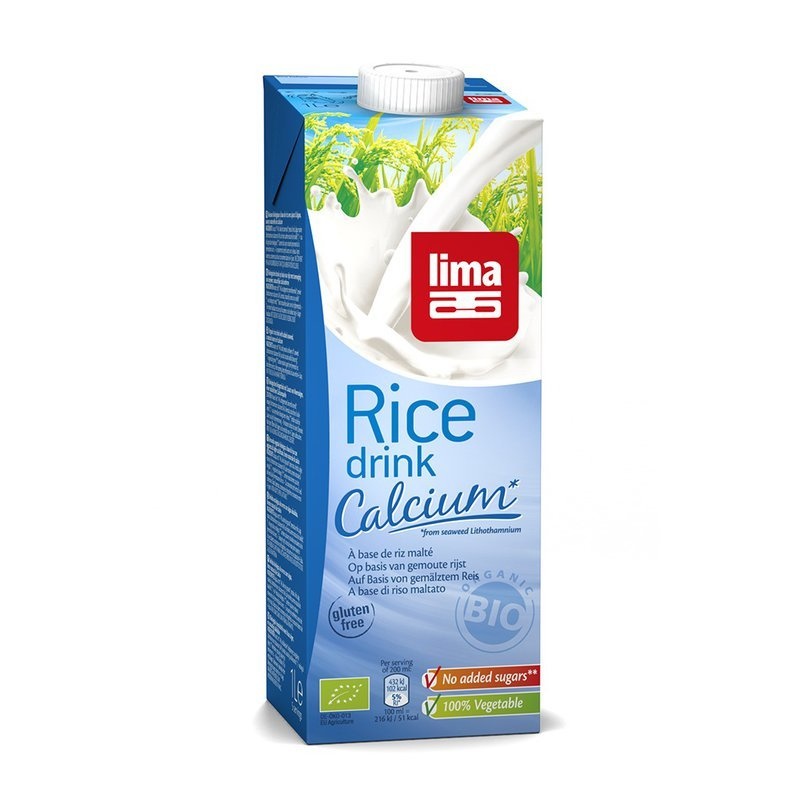 Lapte de orez cu calciu bio 1 L Lima