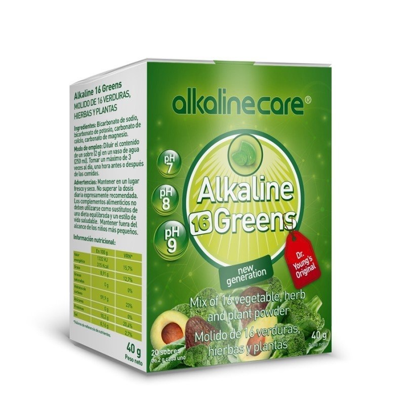 Alkaline 16 Greens 20 plicuri x 2g