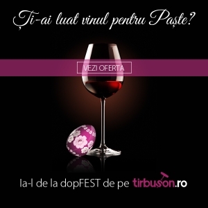 Tirbuson.ro lanseaza a doua editie a targului online de vinuri – dopFEST Paste 2014!
