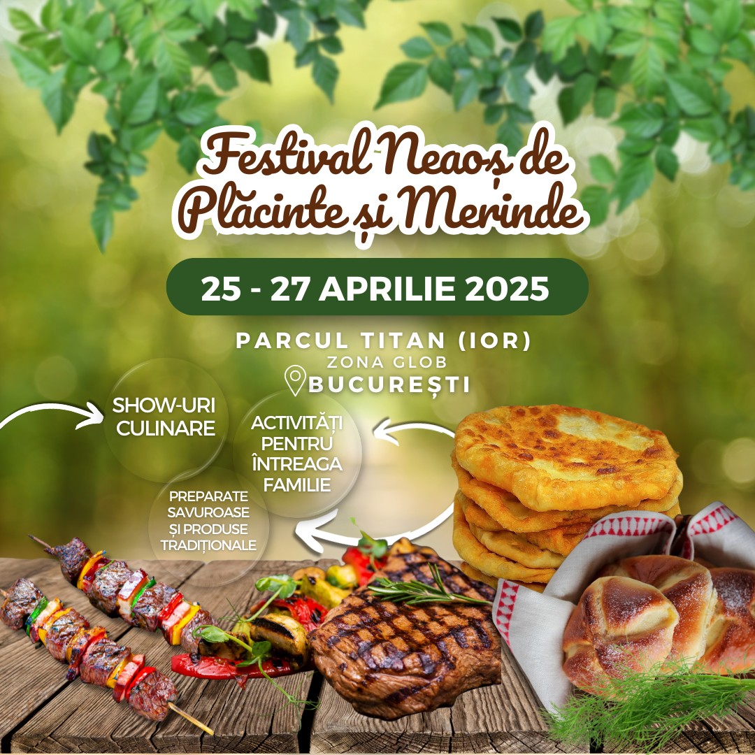 Weekendul acesta are loc evenimentul culinar în parcul Titan. Sursa foto Facebook