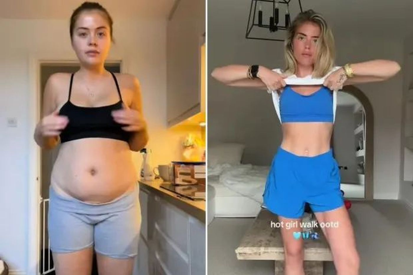 O mămică a slăbit 22 kg fără injecții, cu dietă și Pilates. sursa foto TikTok
