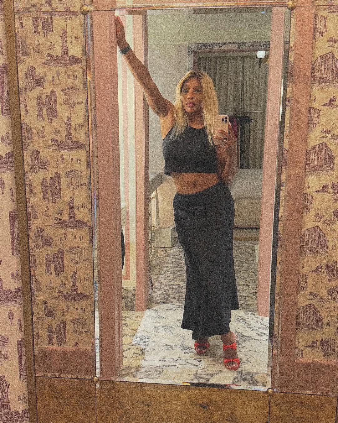 Serena a început să ia medicamentul după ce a terminat alăptarea. sursa foto Instagram