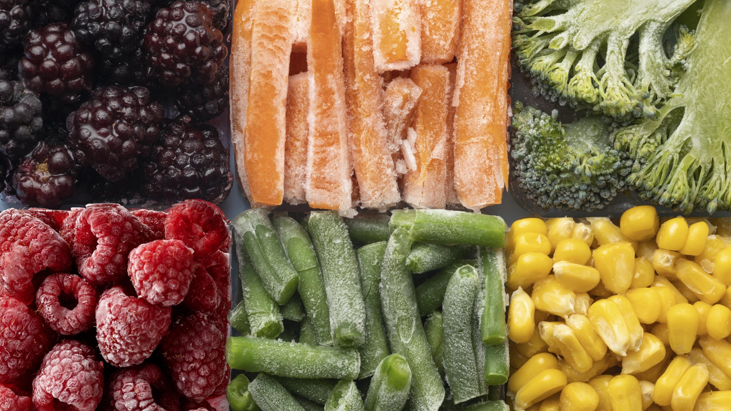 Alimentele congelate nu mai conțin sare sau zahăr din procesul de prelucrare. sursa foto freepik.com