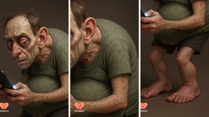 Cum va arăta omul sedentar în 2050: modelul grotesc „Sam” dezvăluie efectele înfricoșătoare ale lipsei de mișcare