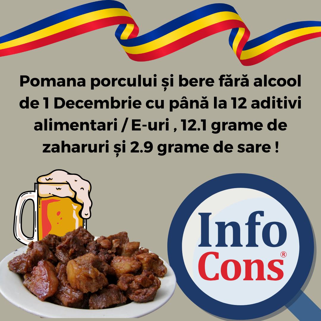 InfoCons avertizează toți românii care vor consuma alimente în oraș, de Ziua Națională a României. foto InfoCons
