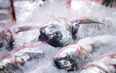 Cumperi pește congelat din supermarket? Câtă gheață conține, de fapt