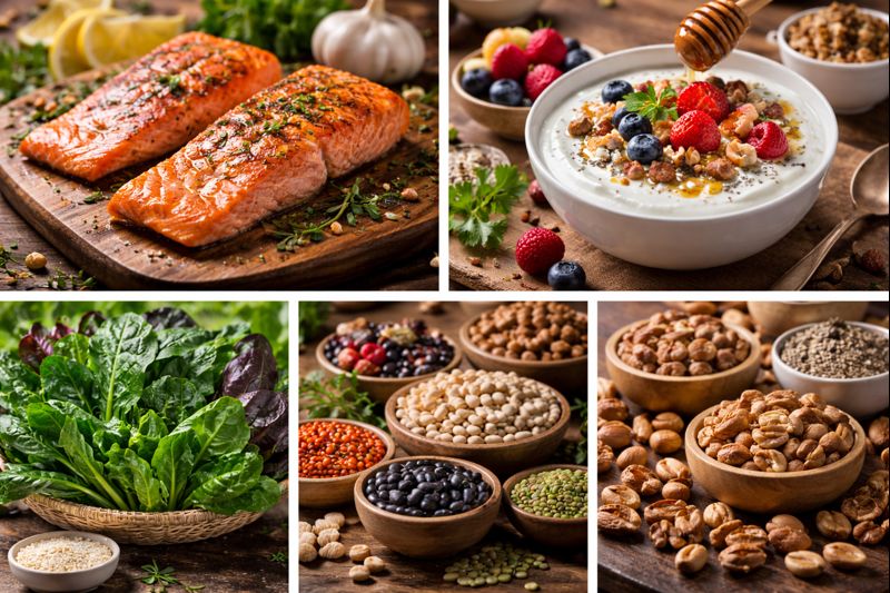 5 alimente pentru femeile peste 50 de ani. foto Chat GPT