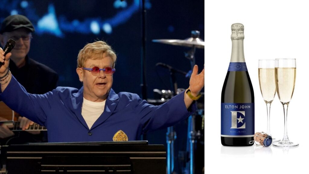 Cât alcool conține, de fapt, vinul spumant lansat de Elton John. sursa foto Elton John.com