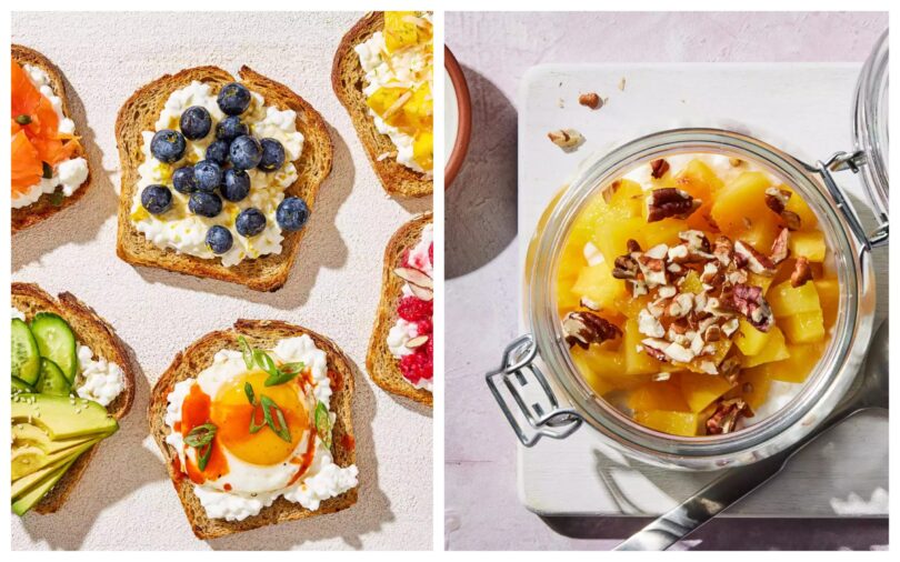 5 gustări sănătoase și delicioase pe care le poți prepara rapid cu brânză de vaci