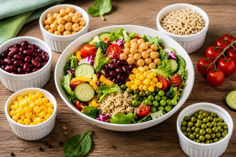 Ingrediente pentru salate sățioase și ușoare: 5 alegeri cu puține calorii, care te ajută să slăbești