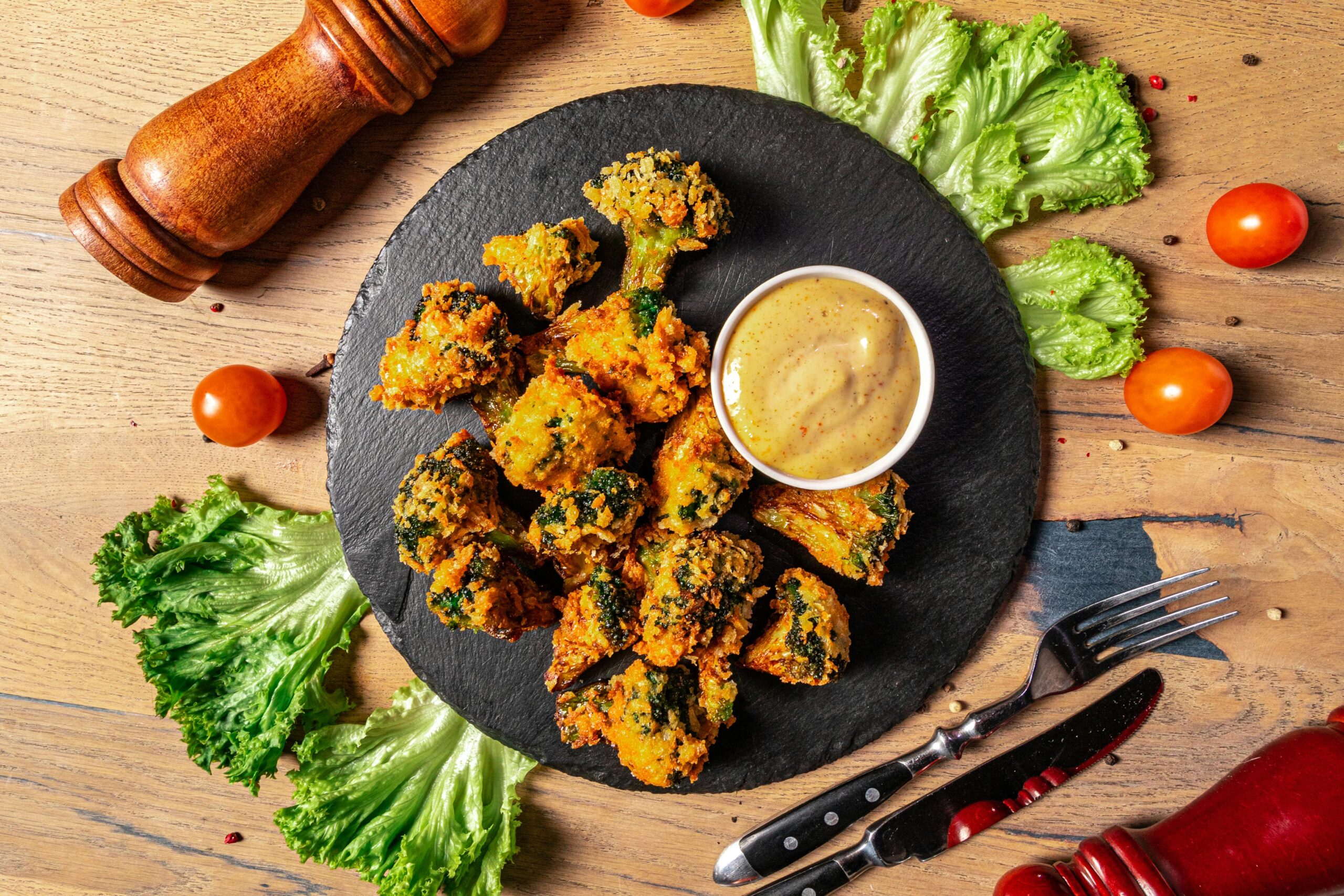 Apa din broccoli rămâne „captivă” sub stratul de ulei și nu se evaporă suficient de repede. Foto: pexels.com