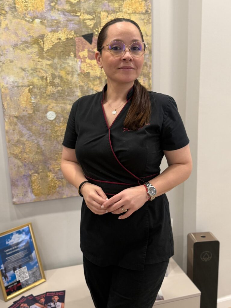 Tania Ghinea, kinetoterapeut.
Sursa foto: arhivă personală
