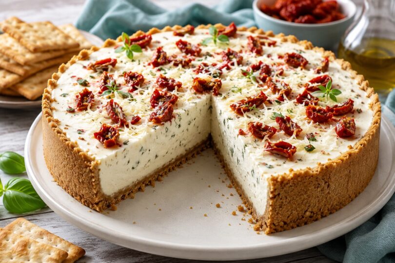 Plăcintă rece cu cremă de brânză și biscuiți sărați. Desertul fără cuptor ideal pentru zilele caniculare