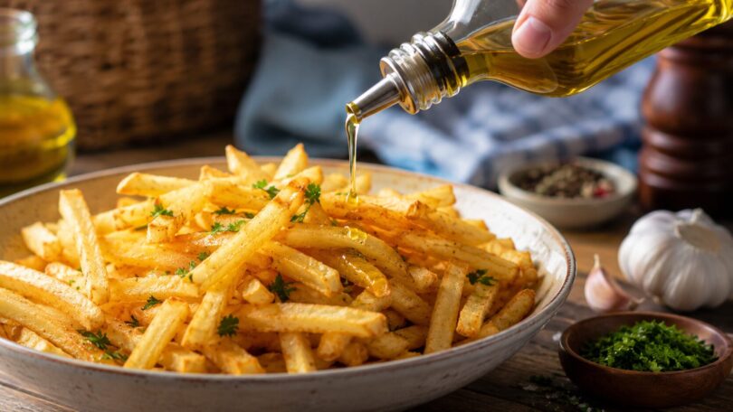 Vrei cartofi prăjiți congelați ca la restaurant? Adaugă acest ingredient înainte de servire