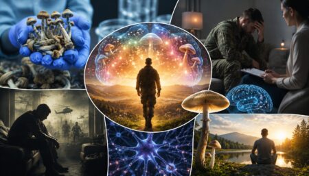 Ciupercile halucinogene ar putea reduce simptomele PTSD la veteranii de război, potrivit unui studiu