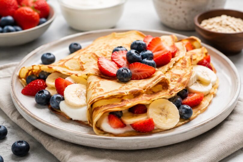 Clătitele care te ajută să ții dietă! Rețeta fără făină, plină de proteine și perfectă pentru micul dejun