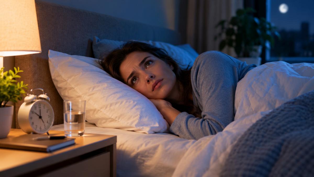 Te trezești noaptea cu gânduri apăsătoare și nu mai poți adormi? 5 metode care te ajută să-ți recapeți liniștea