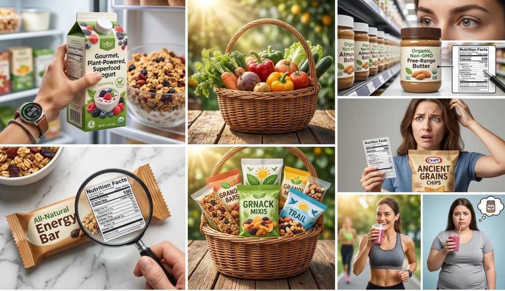 Ce înseamnă, de fapt, „natural”, „bio” și „fără gluten” de pe etichete? Foto: AI